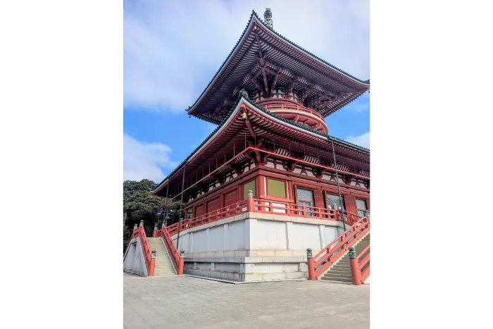 私が成田山 御朱印巡りをして撮影した「平和大塔」