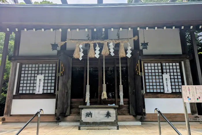 柴崎神社 我孫子 ブログ筆者が実際に撮影した拝殿