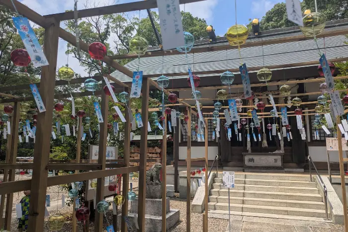 柴崎神社 我孫子 ブログ筆者が実際に撮影した風鈴