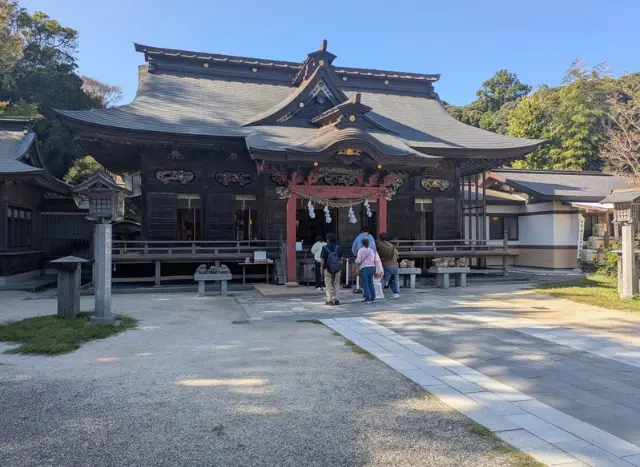 私が実際に撮影した 大洗磯前神社神の本殿