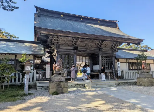私が実際に撮影した 大洗磯前神社の中門